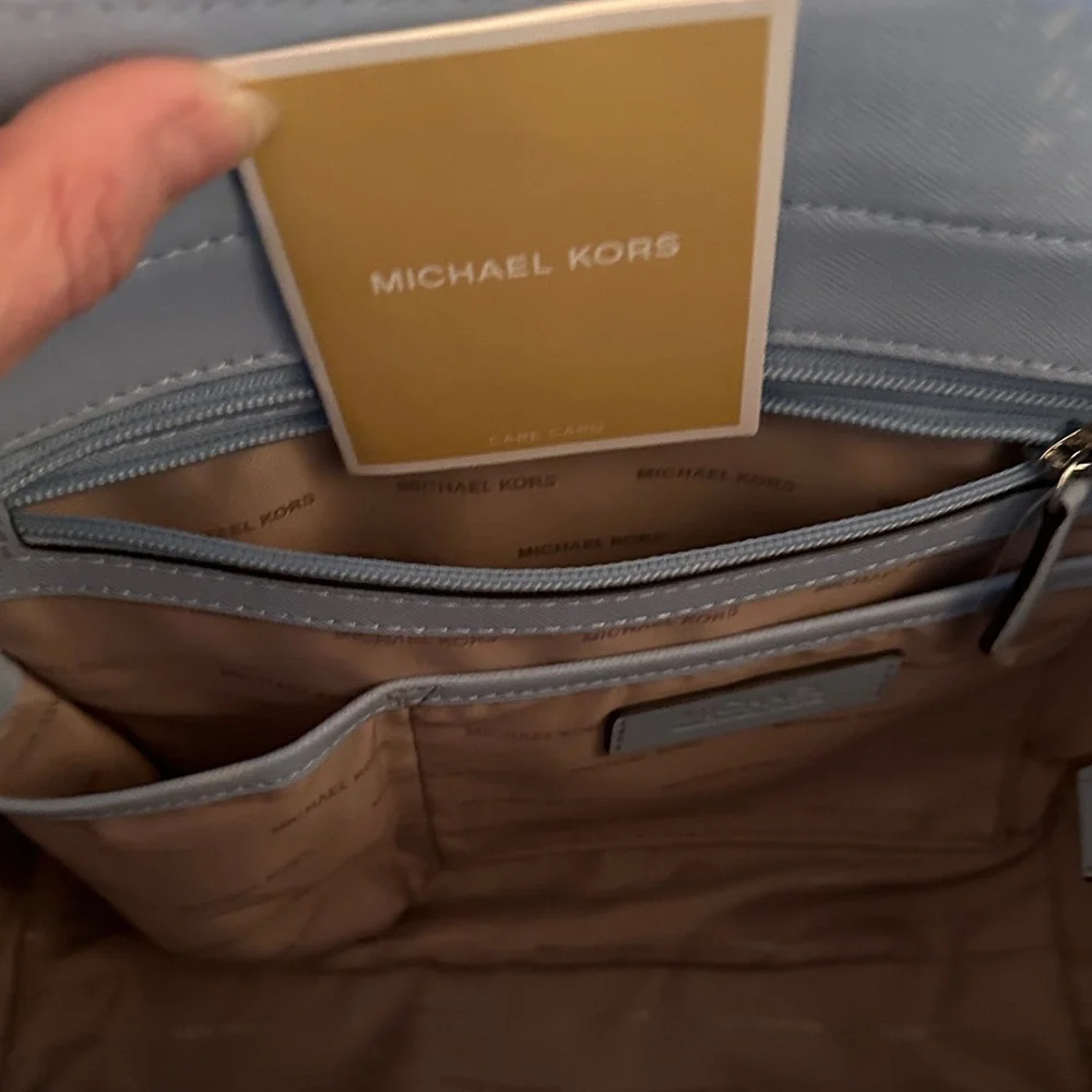 Michael Kors Sky Blue Shoulder Bag - Picture 9 of 13